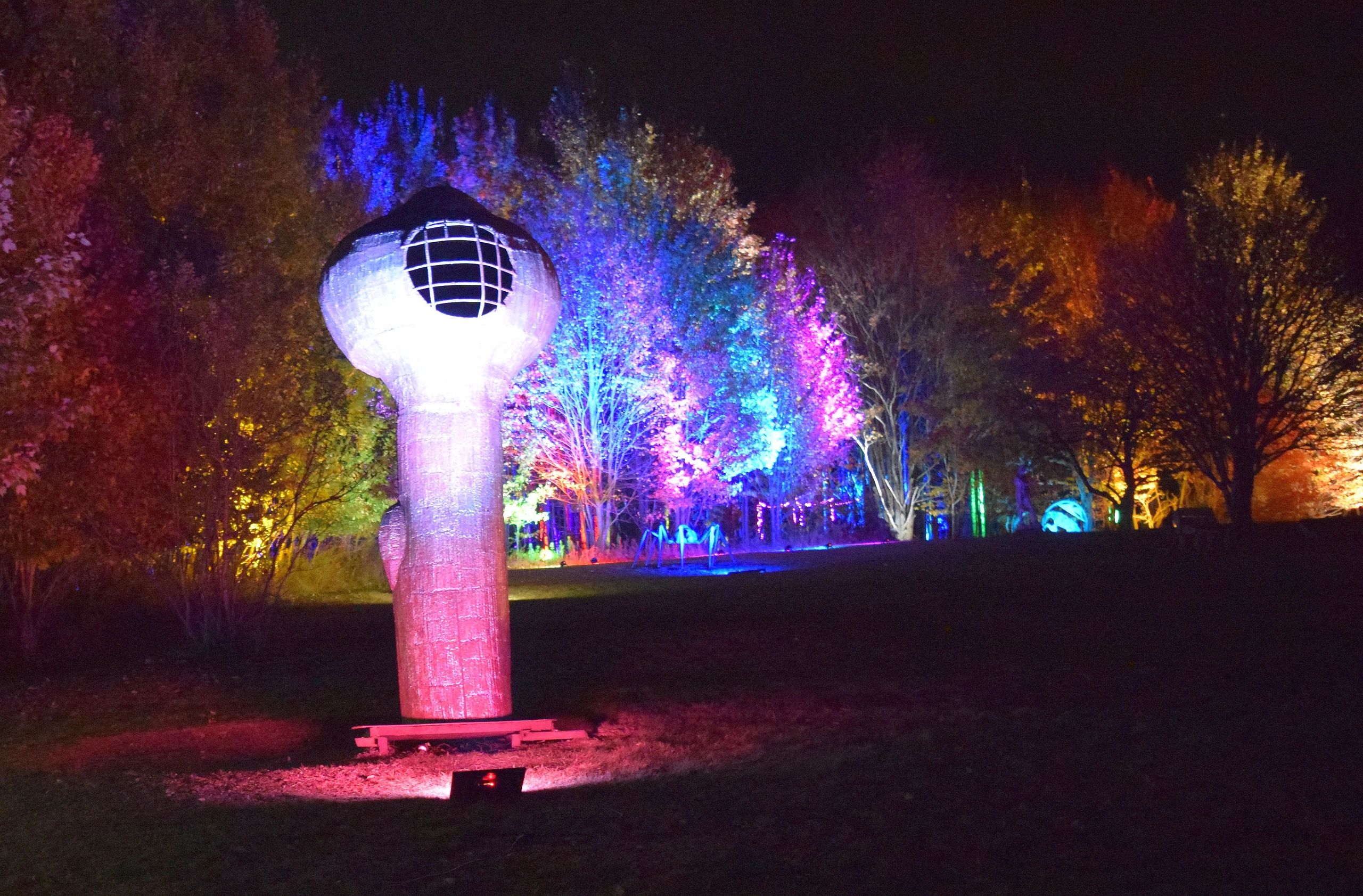 NIGHT LIGHTS at Griffis Sculpture Park 2021